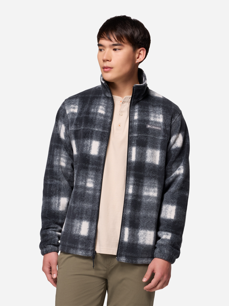 Bluza męska rozpinana streetwear polarowa Columbia Steens Mtn Print Jac 1478231195 S Szara (198711228483) - obraz 1