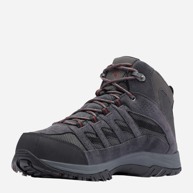 Чоловічі черевики для трекінгу Columbia Crestwood Mid Waterproof 2100641089 46 (13US) Темно-сірі (195981558609) - зображення 5