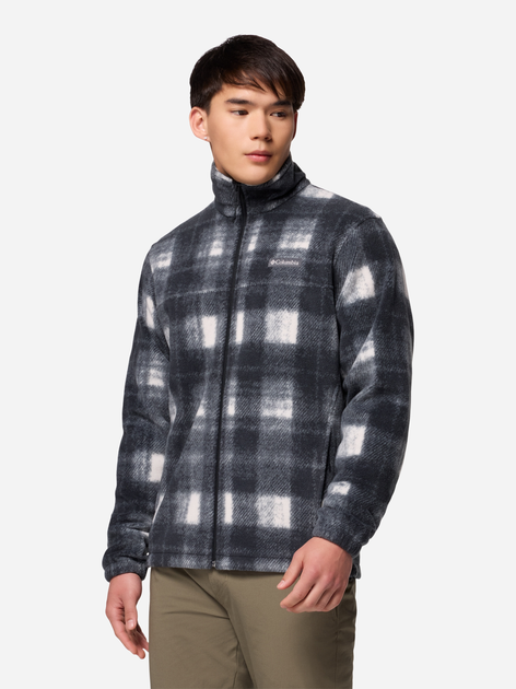 Bluza męska rozpinana streetwear polarowa Columbia Steens Mtn Print Jac 1478231195 L Szara (198711228469) - obraz 4