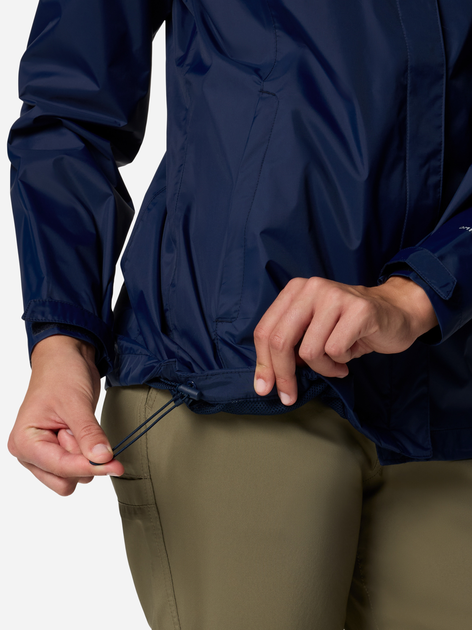 Kurtka wiatrówka damska z kapturem Columbia Arcadia Ii Jacket 1534115464 L Granatowa (195982408439) - obraz 6