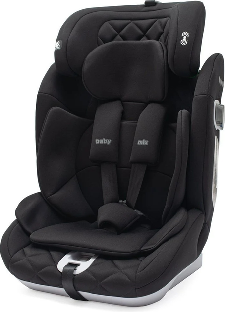 Автокрісло Baby Mix Hero Pro I-Size 76-150 см Black (8596164151501) - зображення 2