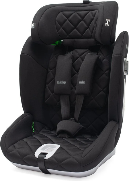 Автокрісло Baby Mix Hero Pro I-Size 76-150 см Black (8596164151501) - зображення 4