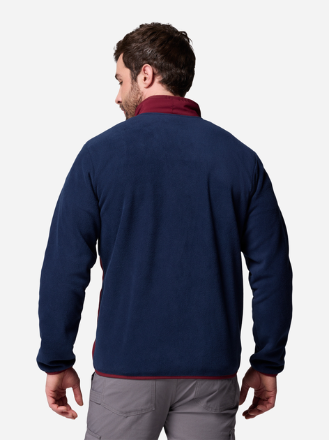 Толстовка на флісі на блискавці чоловіча Columbia Sequoia Grove Fz Fleece 2095891624 M Темно-синя (198711133107) - зображення 2