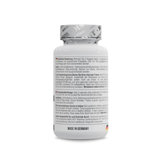 MST Nutrition, ГАМК, GABA 2200, 100 капсул (MST-16029) - зображення 3