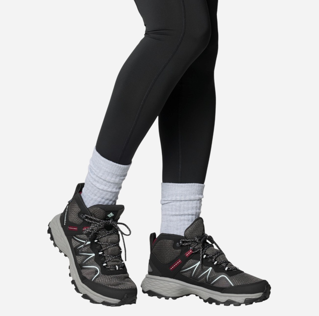 Buty trekkingowe damskie niskie Columbia Pf Rush Mid Od Wmns 2126581089 37 (6US) Czarne (198711363375) - obraz 2