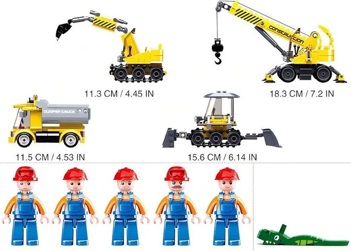 Zestaw klocków Sluban Blocks construction set, 465 elementów (6938242956806) - obraz 4
