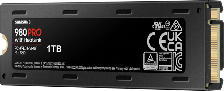 Samsung 980 Pro 1TB M.2 PCIe 4.0 x4 V-NAND 3bit MLC (MZ-V8P1T0CW) (S6WSNS0W608157) - Уцінка - зображення 4