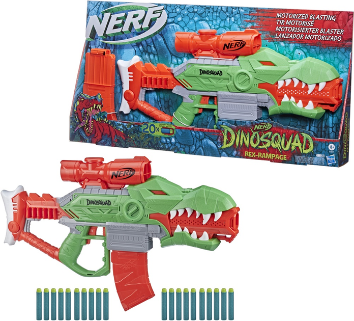 Blaster Hasbro Nerf Rex-Rampage (F0807) (955555911384533) - Outlet - obraz 3