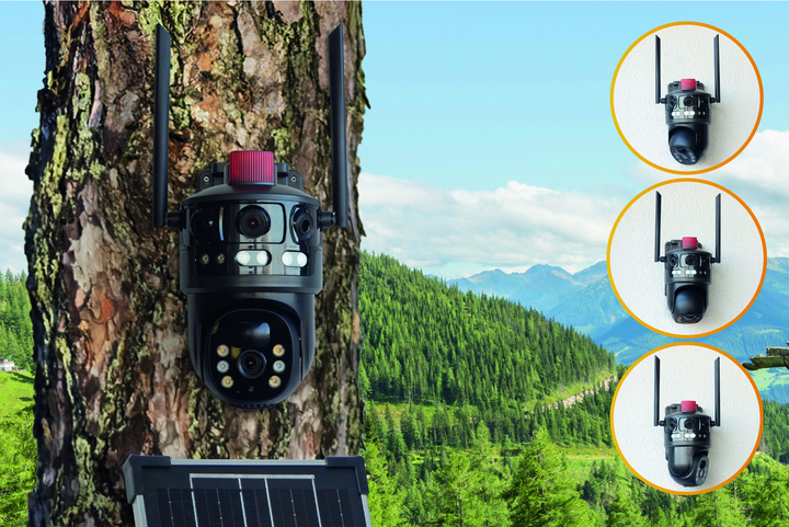 IP-камера Technaxx 4G Dual Kamera Outdoor TX-329 with solar panel (4260358128559) - зображення 9