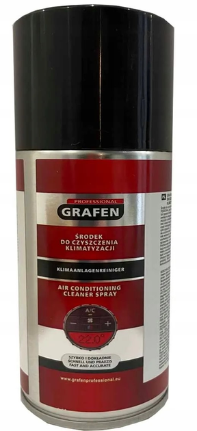 Spray do czyszczenia klimatyzacji GRAFEN PROFESSIONAL 150 ml (5903111757588) - obraz 1