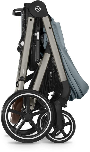 Прогулянкова коляска спортивна Cybex Balios S Lux Stormy Blue Gold 524001195 (4063846476251) - зображення 6
