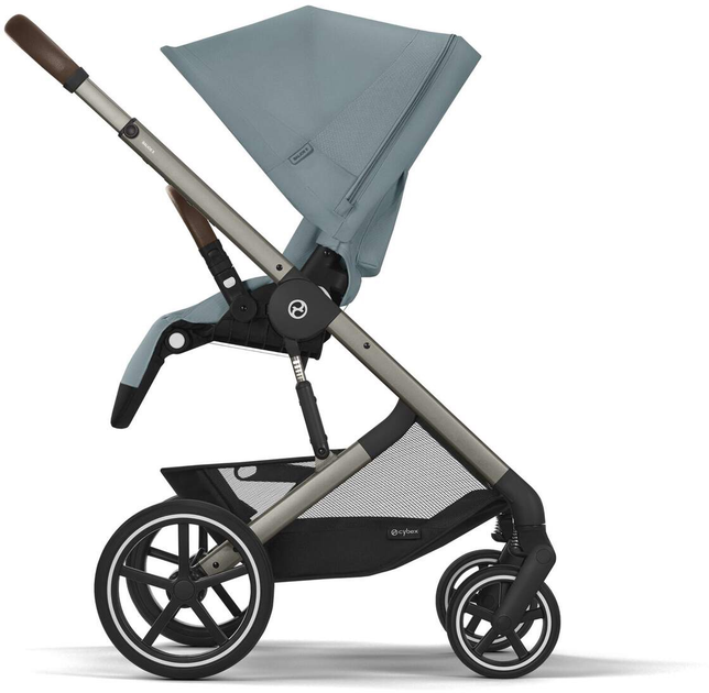 Прогулянкова коляска спортивна Cybex Balios S Lux Stormy Blue Gold 524001195 (4063846476251) - зображення 3