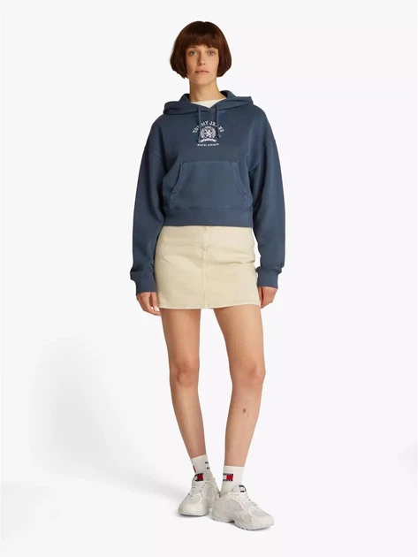 Худи женское Tommy Hilfiger 790449793 XS Синее (1159845314) - Фото 3 Худи женское Tommy Hilfiger 790449793 XS Синее (1159845314) - изображение 3