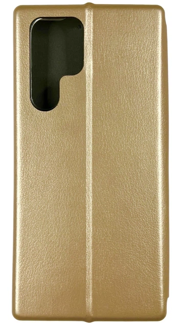 Чохол книжка Fashion Case для Samsung Galaxy S22 Ultra Золото - зображення 2