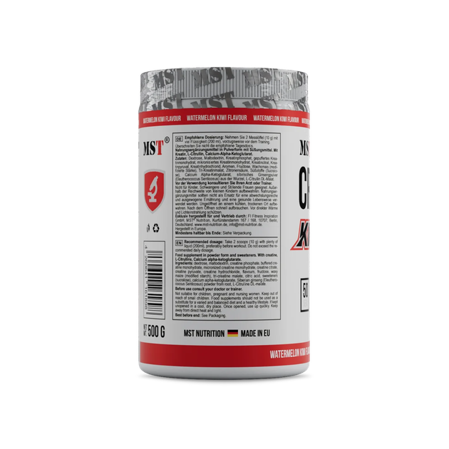 MST Nutrition, Креатин, Creatine Kick, (7 креатинов в 1), вкус арбуз-киви, 500 г (MST-00355) - изображение 3