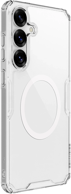 Etui Nillkin Nature TPU Pro Magnetic Case do Samsung Galaxy S25 Przezroczysty/Biały (6902048289826) - obraz 3