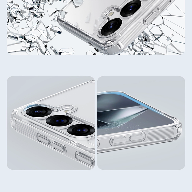 Etui Nillkin Nature TPU Pro Magnetic Case do Samsung Galaxy S25 Przezroczysty/Biały (6902048289826) - obraz 15