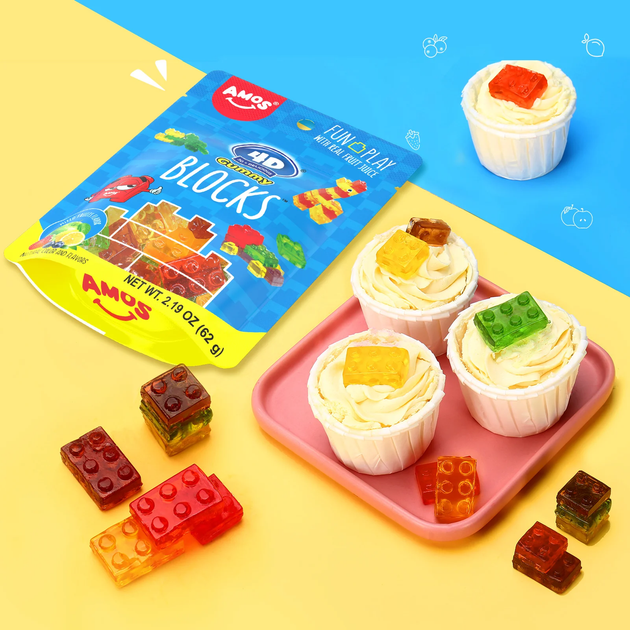 Желейные конфеты 4D Block Gummy в форме лего 72 г - Фото 2 Желейные конфеты 4D Block Gummy в форме лего 72 г - изображение 2