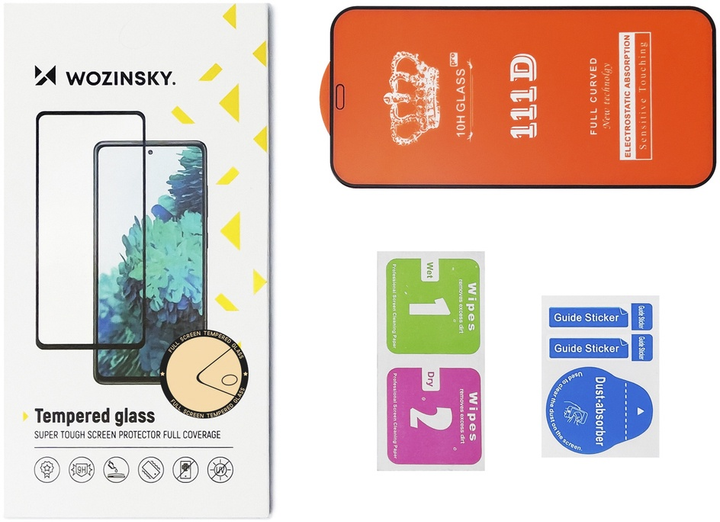 Захисне скло Wozinsky Full Glue Tempered Glass для  Apple iPhone 17 \16 Pro Black (5907769364242) - зображення 2