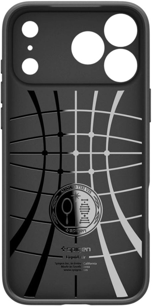 Etui Spigen Liquid Air na iPhone 17 Pro Max Black (8800283313970) - obraz 3