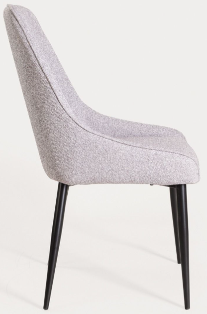 Krzesło do kuchni i salonu HOMLA 737886 SABOR 52 x 52 x 93.5 cm Szare (5906496737886) - obraz 3