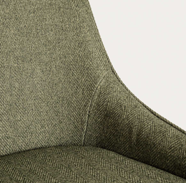 Krzesło do kuchni i salonu HOMLA 737879 SABOR 52 x 52 x 93.5 cm Zielone (5906496737879) - obraz 7