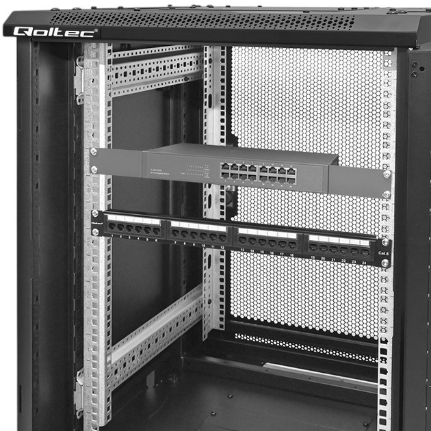Szafa serwerowa Qoltec RACK 19" 15U 600 x 855 x 600 mm (5901878545196) - obraz 6