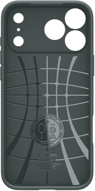 Etui Spigen Liquid Air na iPhone 17 Pro Max Dark Green (8800283313994) - obraz 3