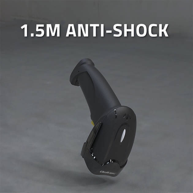 Bezprzewodowy skaner kodów kreskowych Qoltec 1D 2D USB 2.4G (5901878508566) - obraz 8
