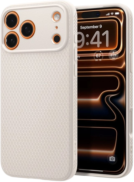 Панель Spigen Liquid Air na iPhone 17 Pro Titanium (8800283314663) - зображення 1