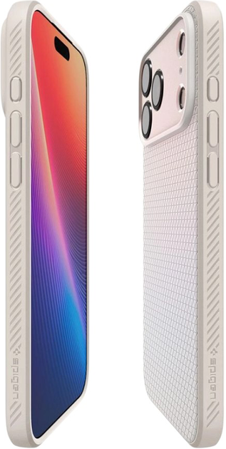 Панель Spigen Liquid Air na iPhone 17 Pro Titanium (8800283314663) - зображення 7