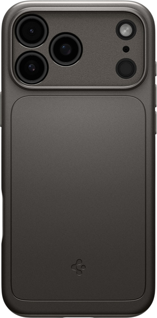 Etui plecki Spigen Thin Fit MagSafe do Apple iPhone 17 Pro Max Gun Metal (8800283314083) - obraz 2