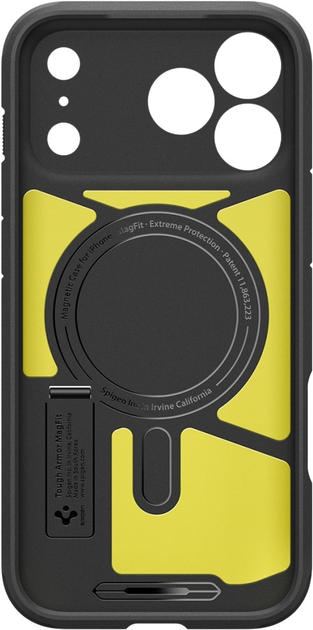 Панель Spigen Tough Armor "T" MagSafe для Apple iPhone 17 Pro Max Black (8800283314298) - зображення 3
