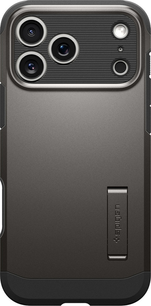 Etui plecki Spigen Tough Armor "T" MagSafe do Apple iPhone 17 Pro Max Gun Metal (8800283314304) - obraz 2
