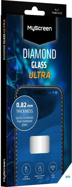 Захисне скло MyScreen Diamond Glass Ultra для Apple iPhone 15 Pro Black (MD7921 DG ULTR) - зображення 1