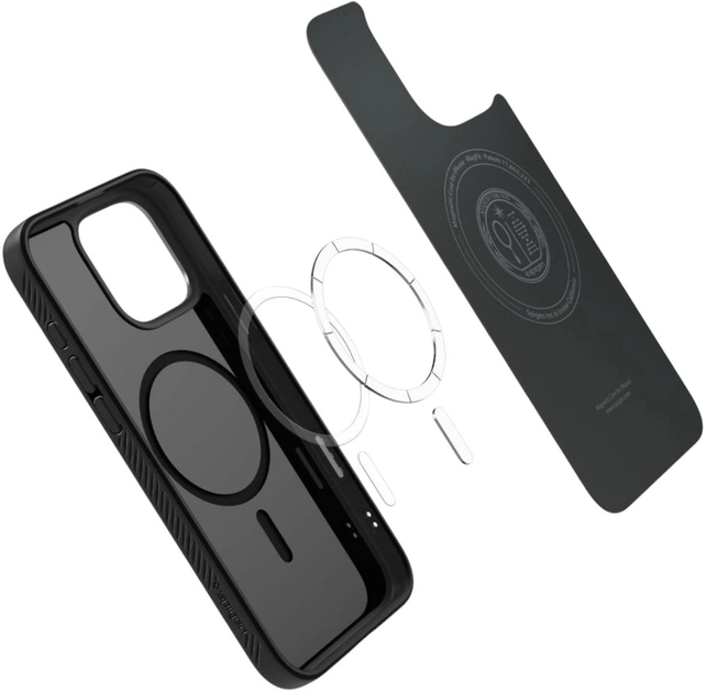 Etui Spigen Liquid Air "T" Mag na iPhone 16 Pro Max Black (8809971239455) - obraz 8
