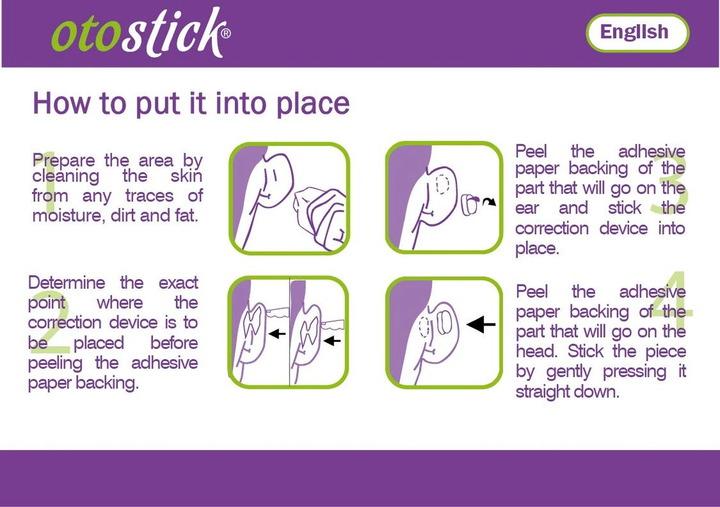 Естетичний коректор для вух Otostick 8 шт (8437010702006) - зображення 9