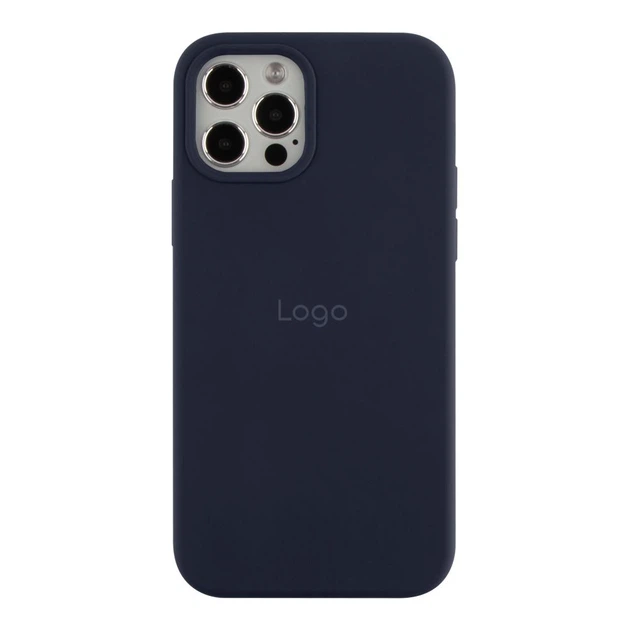 Чохол Silicone Case Full Size (AA) для iPhone 12 Pro Max Колір 08.Dark Blue - Фото 1 Чохол Silicone Case Full Size (AA) для iPhone 12 Pro Max Колір 08.Dark Blue - изображение 1