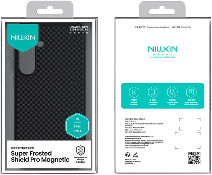 Etui Nillkin Super Frosted Shield Pro Magnetic Case do Samsung Galaxy S25 Plus Czarny (6902048288478) - obraz 6