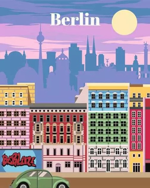 Malowanie po numerach Ravensburger CreArt Berlin 24 x 30 cm (4005556255214) - obraz 2