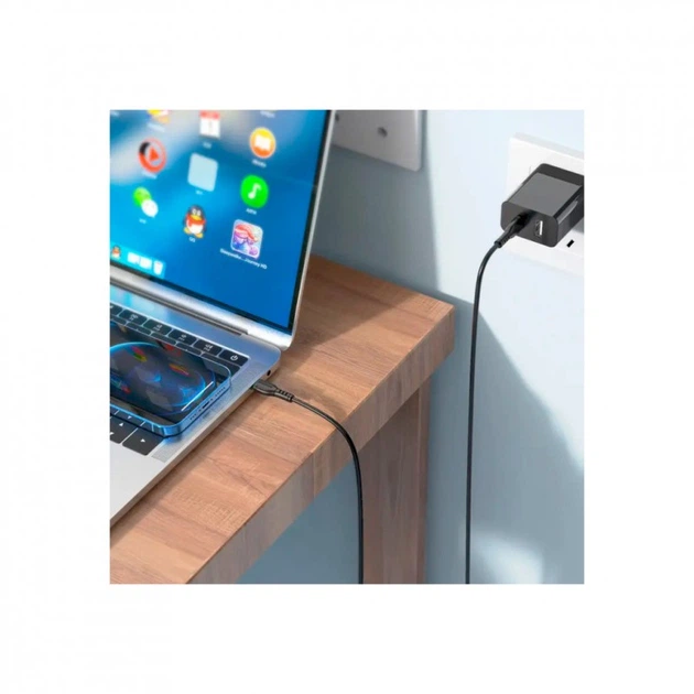 Дата кабель USB-C to USB-C 1.0m 60W Triumph BX51 black BOROFONE (6931474751669) (260962) - Фото 6 Дата кабель USB-C to USB-C 1.0m 60W Triumph BX51 black BOROFONE (6931474751669) (260962) - изображение 6