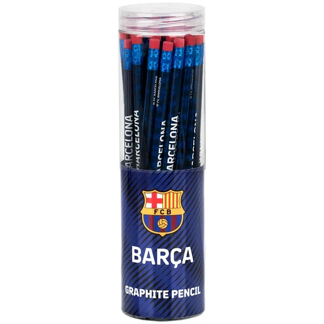 Олівець графітний з гумкою Kite FC Barcelona BC25-056 - Фото 2 Олівець графітний з гумкою Kite FC Barcelona BC25-056 - изображение 2