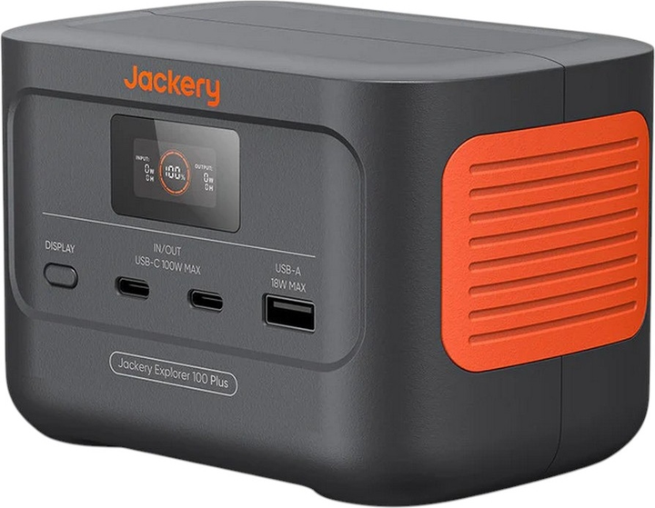 Stacja ładująca Jackery Explorer 100 Plus / 128 W / 99.2 Wh / LiFePO4 (21-0001-000164) - obraz 3