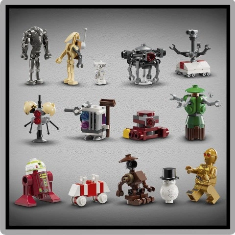 Конструктор LEGO Star Wars Адвент календар 2025 263 деталі (75418