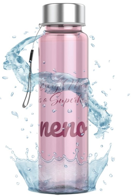 Bidon na wodę Neno różowy 500 ml (5902479675589) - obraz 3