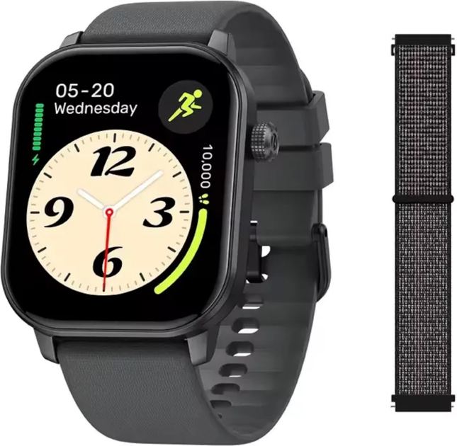 Смарт-годинник Zeblaze GTS 3 GPS Space Gray (6946639813618) - зображення 2