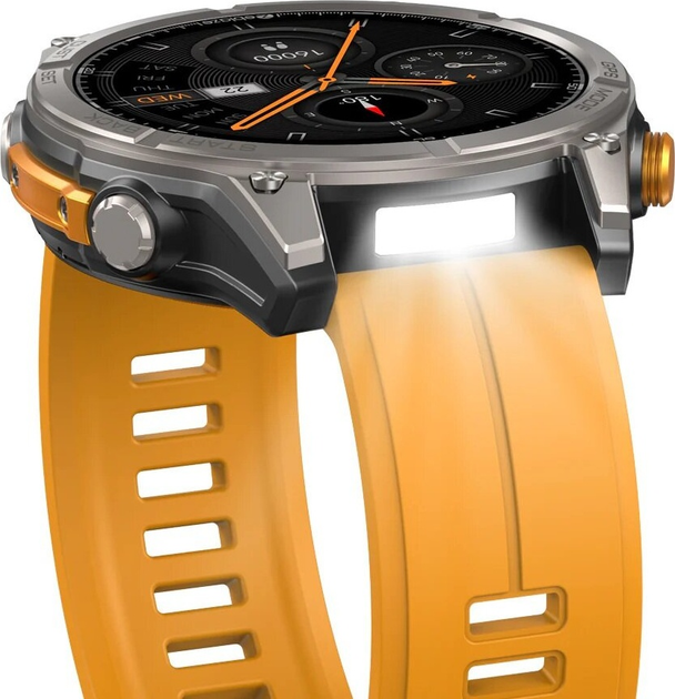 Смарт-годинник Zeblaze Stratos 4 Electric Orange (6946639813854) - зображення 3
