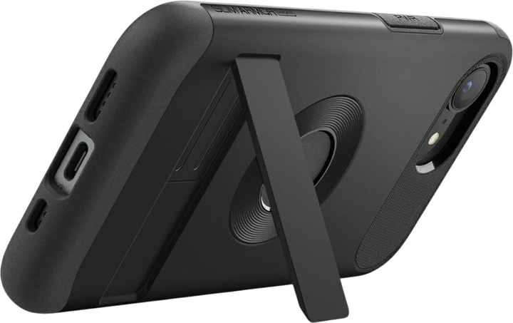 Etui plecki Spigen Slim Armor MagSafe do Apple iPhone 16e Black (8809971239592) - obraz 4