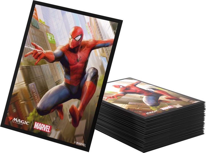 Протектори для карт Gamegenic Magic the Gathering - Marvel's Spider-Man - Spider-Man (4251715421970) - зображення 1