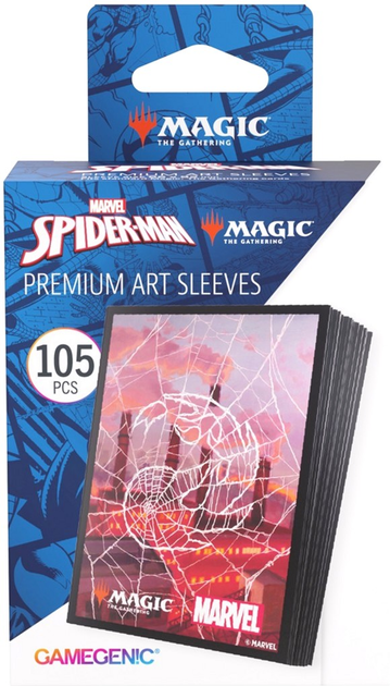 Koszulki na karty Gamegenic Magic the Gathering - Marvel's Spider-Man - Mountain (4251715421949) - obraz 5